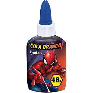 Cola Escolar Spiderman 40g Display Com 12