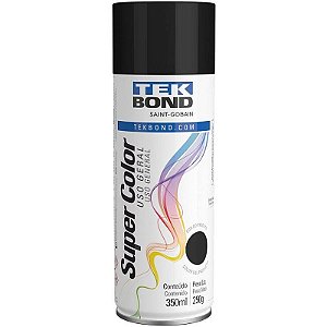 Tinta Spray Preto Brilhante 350ml/250g