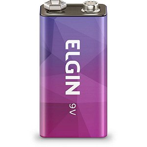 Pilha Bateria 9v Recarregável 250mah - Elgin Energy