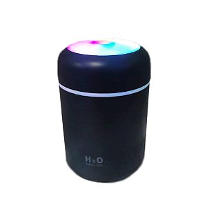 Umidificador H2o Lumen Difusor Usb 300ml Led Cor:cinza