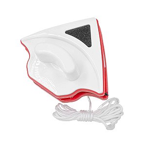 Limpador De Vidros Magnetico P/janelas Vidraças Cor:vermelho