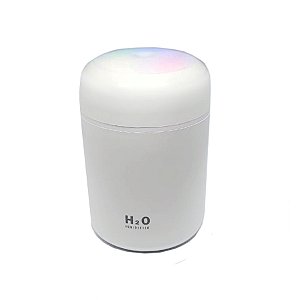 Umidificador H2o Lumen Difusor Usb 300ml Led Cor:branco