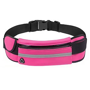 Pochete Bolsa Treino Impermeável  Cor:rosa