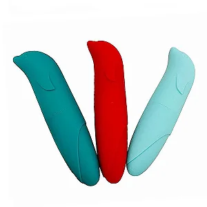 Vibrador Golfinho Mini Ponto G Aveludado Cor:azul Tiffany