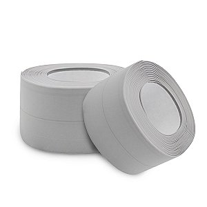 Fita De Vedação Para Porta 3 Metros X 3,5cm - Cinza