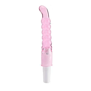 Vibrador Ponto G Curvado Macio Jelly Silencioso Cor:rosa