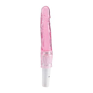 Vibrador Ponto G Estimulador Macio Jelly Silencioso Cor:rosa