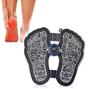 Massageador Para Pés Elétrico Ems Estimulação Muscular Sb