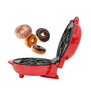 Mini Maquina Forma Elétrica Retro Rosquinhas Cor:vermelho
