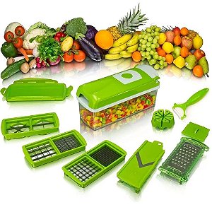 Cortador Fatiador Legumes Verduras Frutas Nicer Dicer