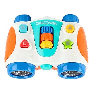 Binóculo Musical Infantil Com Luz Som Criança Bebê