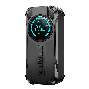 Compressor Auxiliar De Partida Elétrico Power Bank Lanterna