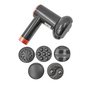 Massageador Eletrico Muscular Vibratorio Corporal Cor:preto
