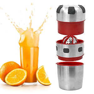 Espremedor Amassador Cortador De Frutas Verduras Aço Inox