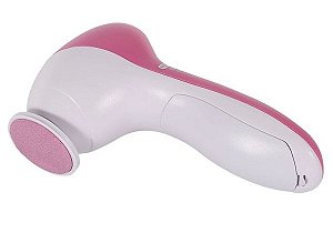 Massageador Facial 5 Em 1 Limpeza Pele Esfoliante Cor:rosa