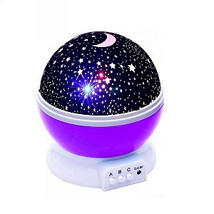 Luminaria Projetor Estrela 360 Galaxy Star Master Cor:lilás