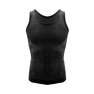 Cinta Modeladora Masculina Regata Slim Compressão Diminuir Barriga Tamanho:xl