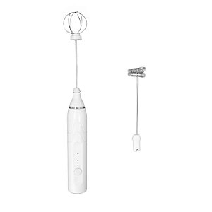 Misturador De Bebidas Mini Batedeira Eletrico Usb 2em1
