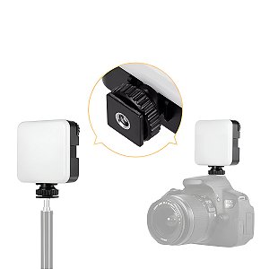 Mini Luz Led Portátil Para Vídeo Câmera Rgb Lâmpada