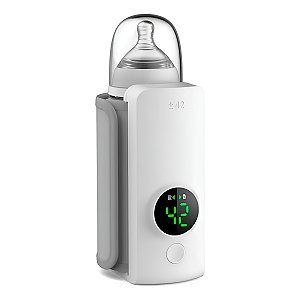 Aquecedor De Mamadeiras Portátil Recarregável Usb Branco