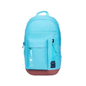 Mochila Unissex Juvenil Cores Escolar Viagem Cor:verde Claro