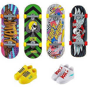 Hot Wheels Skate + Tênis 4-pack Sortido
