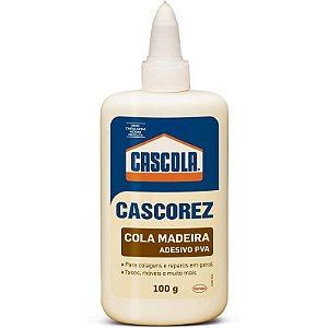 Cascola Cascorez Cola Madeira 100g – Caixa Com 12 Unidades