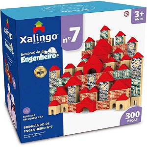 Brinquedo Para Montar Brincando De Engenheiro-7 Com 300 Peças