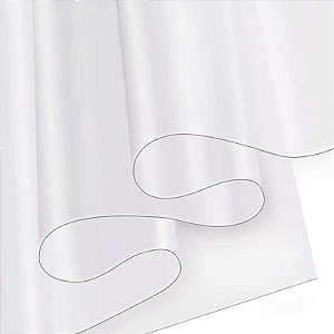 Plástico Transparente Cristal 0,15 Médio 50m Com Papel - 1,40 X 50m