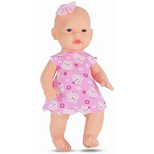 Boneca Com Mecanismo Bebê Bla Bla Bla 20 Frases 32cm