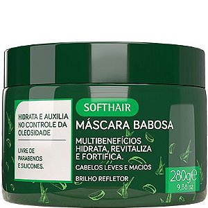 MASCARA BABOSA CONTROLE DE OLEOSIDADE SOFT HAIR 280GR