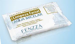 TOALHAS UMEDECIDAS DE LIMPEZA FACIAL DE AGUA MICELAR FZ51006 FENZA