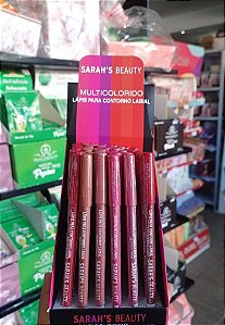 LAPIS PARA CONTORNO LABIAL MULTICOLORIDO S3211 - SARAHS BEAUTY