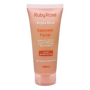 Sabonete Facial Argila Rosa Ruby Rose HB324