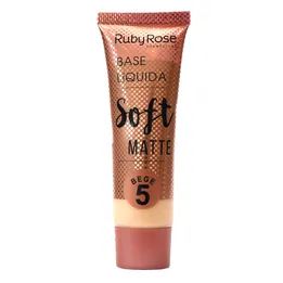 Base Líquida Soft Matte Bege 5 - Ruby Rose