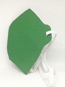 Mascara Proteção Cone Dupla Camada Reutilizavel Lavavel - COR VERDE