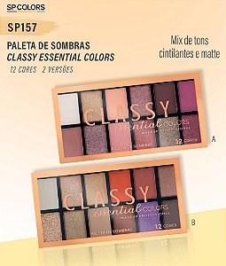 Paleta de Sombras Classy Essential Colors - Cor B