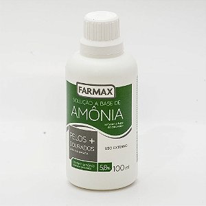 SOLUCAO DE AMONIA 100ML FARMAX