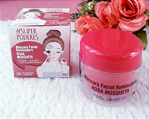 Pote Mascara Facial Rosa Mosqueta Total 50gr Super Poderes