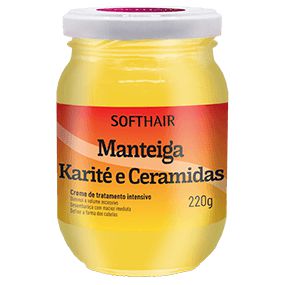 MANTEIGA CAPILAR DE KARITE E CERAMIDAS 220GR SOFT HAIR