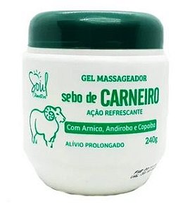GEL MASSAGEADOR SEBO DE CARNEIRO 240G