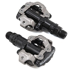 Pedal Shimano Pd-m520 Mtb Preto Com Tacos