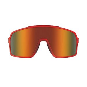 Oculos Hb Grinder Matte Dark Red Orange Chrome