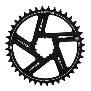 Coroa Ictus Direct offset 3MM 40T Preta (Compativel Sram)