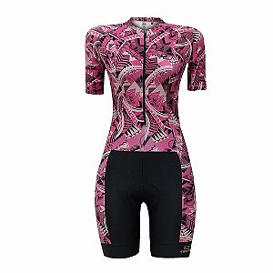 Macaquinho Fem Marcio May Slim Fit Bike Cherry Tam GG