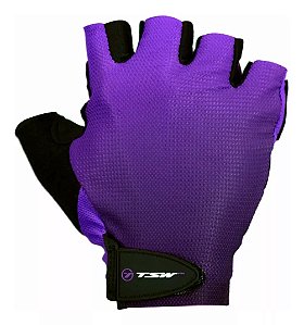 Luva Tsw Mtb Ciclista Dm Dual Violeta P