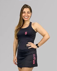 Regata Dry Cool Feminina Inconfundivel Preta Tamanho:G