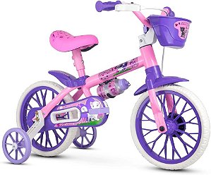 Bicicleta Nathor Aro 12 Feminina Cat Rosa