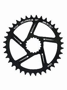 Coroa Ictus  HOLLOWGRAM Offset 3MM 36 T Preta