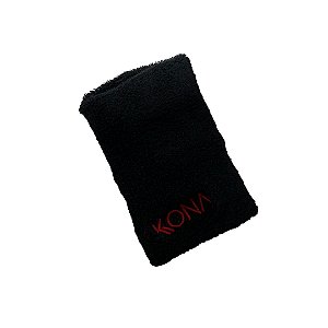 Munhequeira Preto/Vermelho 12cm